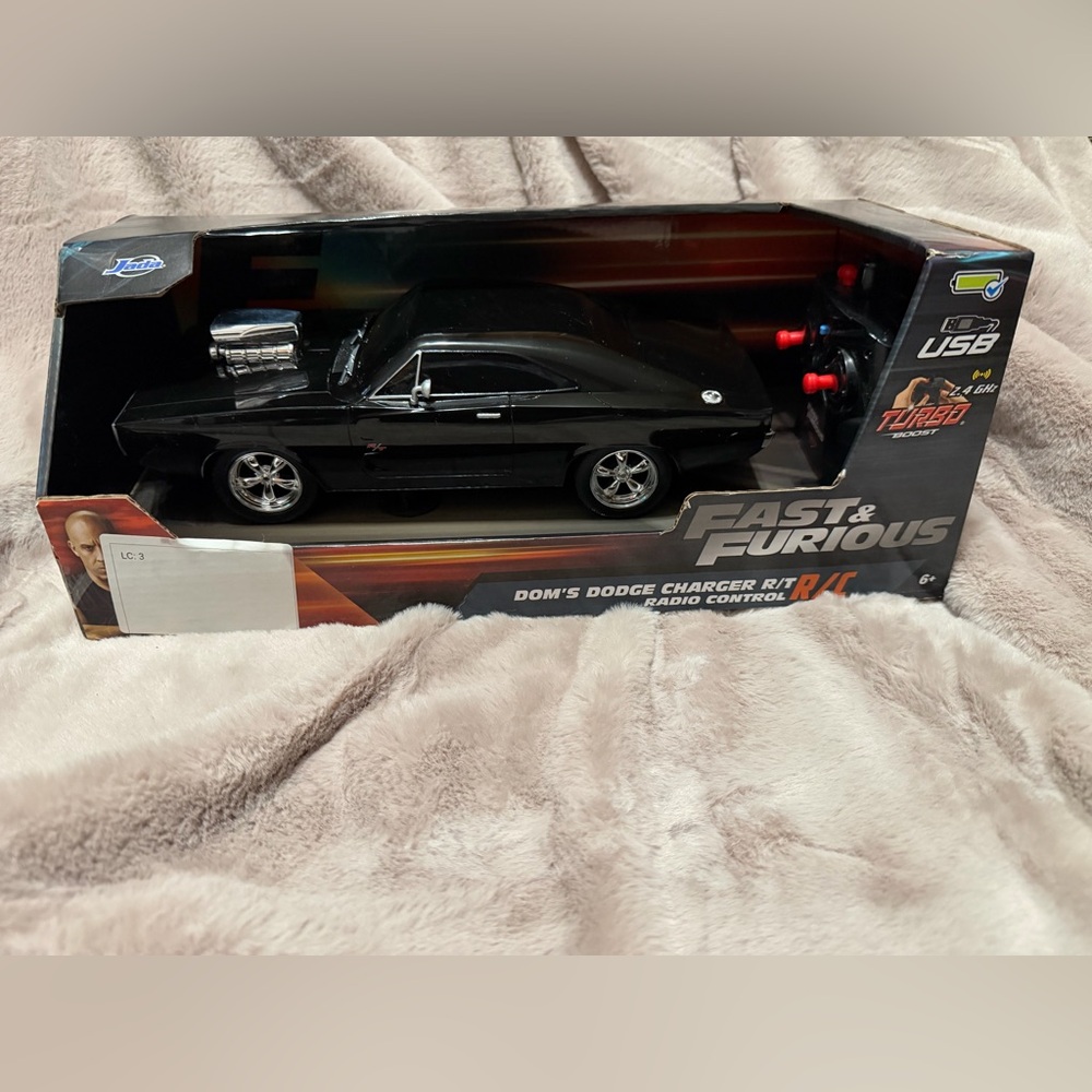 Fast & Furious Dom's Dodge Charger R/T Black RC Car